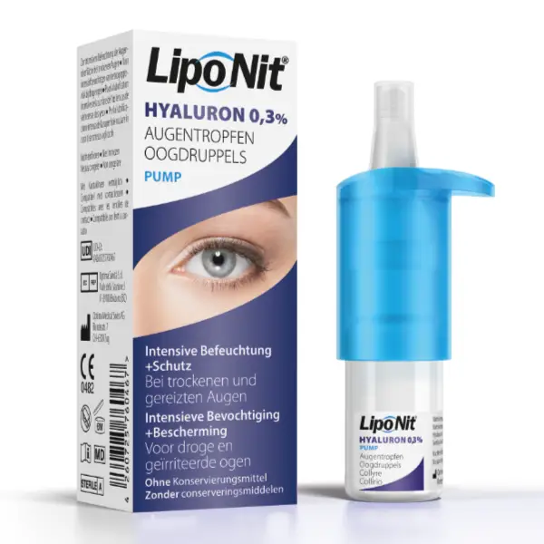 Lipo Nit® Hyaluron 0,3% pump GEL-Augentropfen 10ml